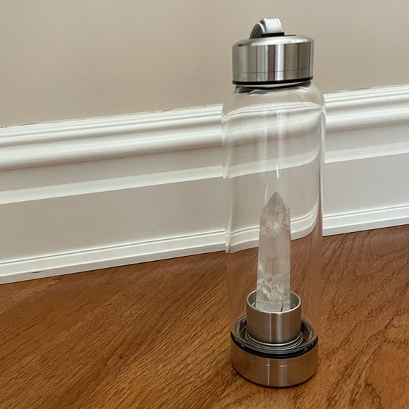 soji Kitchen Clear Quartz Crystal Exilir Water Bottle Poshmark
